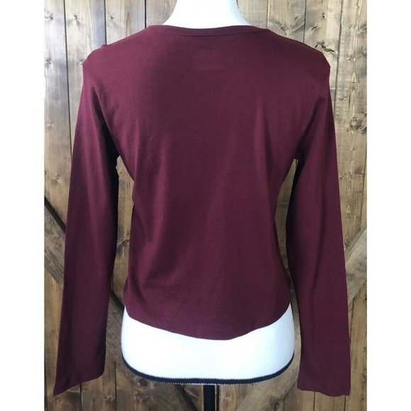 Wild Fable Size M Crop-Top Long Sleeve Pullover - Picture 2 of 4